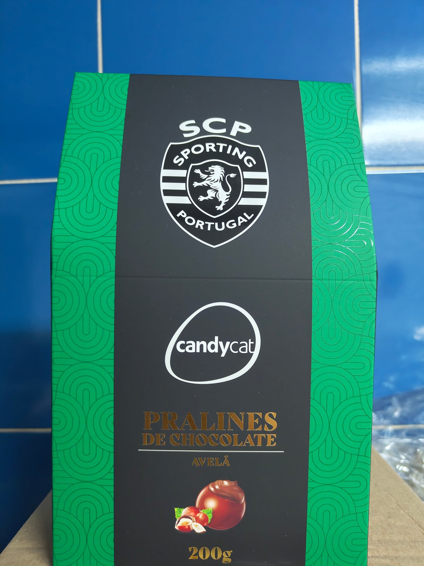 Caixa de bombons do Sporting Candycat 200g