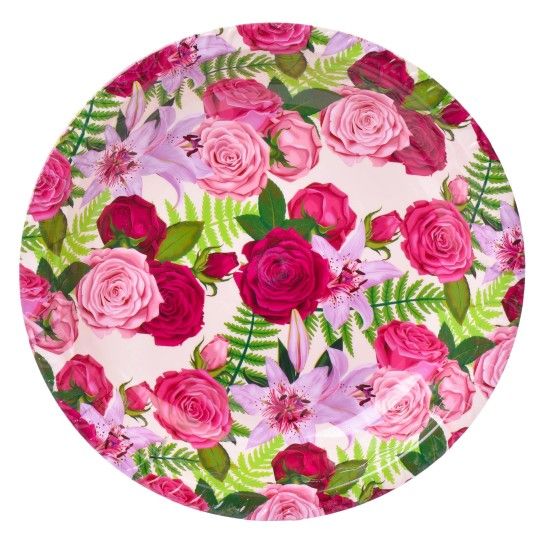 Prato decorativo redondo