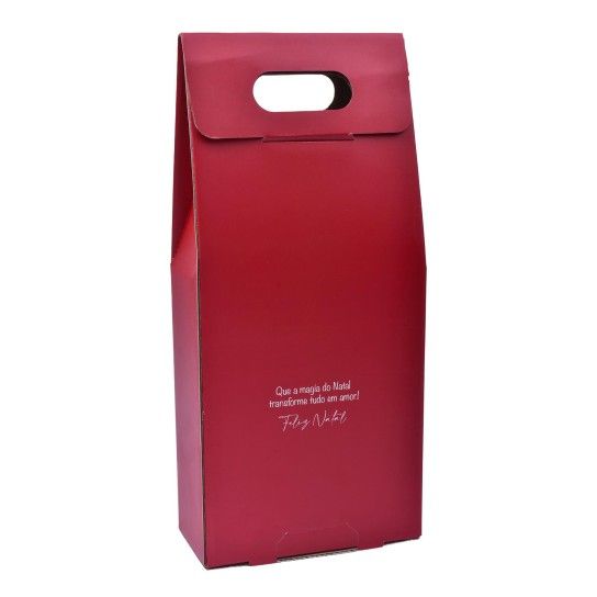 Caixa de Presente Para Garrafas Natal