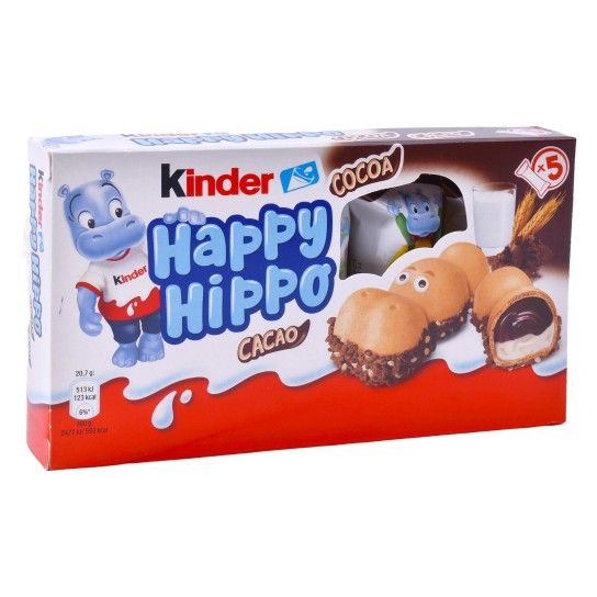 Kinder Happy Hippo Cacao 103gr 5uni