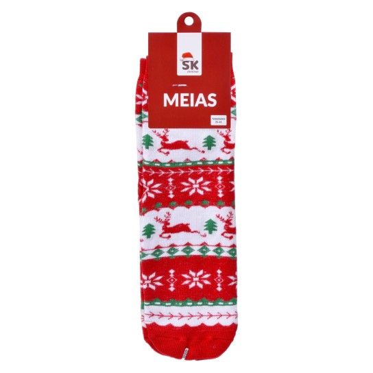 Meias de Senhora de Natal 35-41