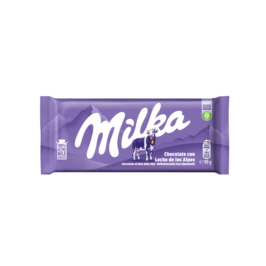 Tablete Milka Leite 100 G
