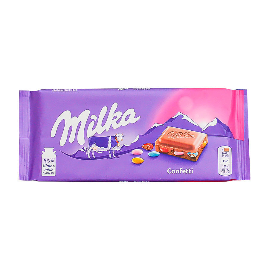 Tablete Milka Confetti 100 G