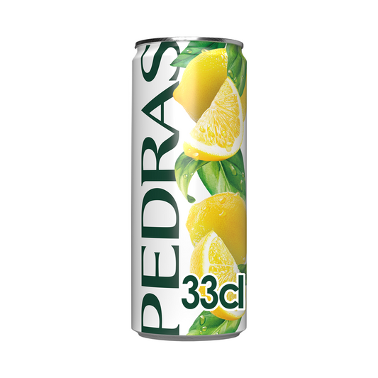 Água com Gás Pedras Salgadas Limão Lata 33 Cl