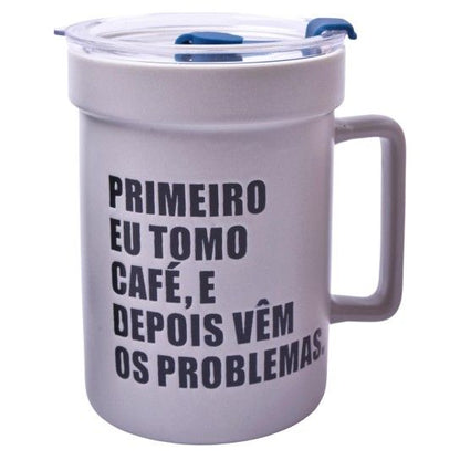 Canecas de Café 400ml com Tampa