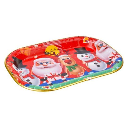 Prato decoração de Plastico de Natal