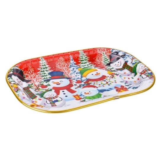 Prato decoração de Plastico de Natal