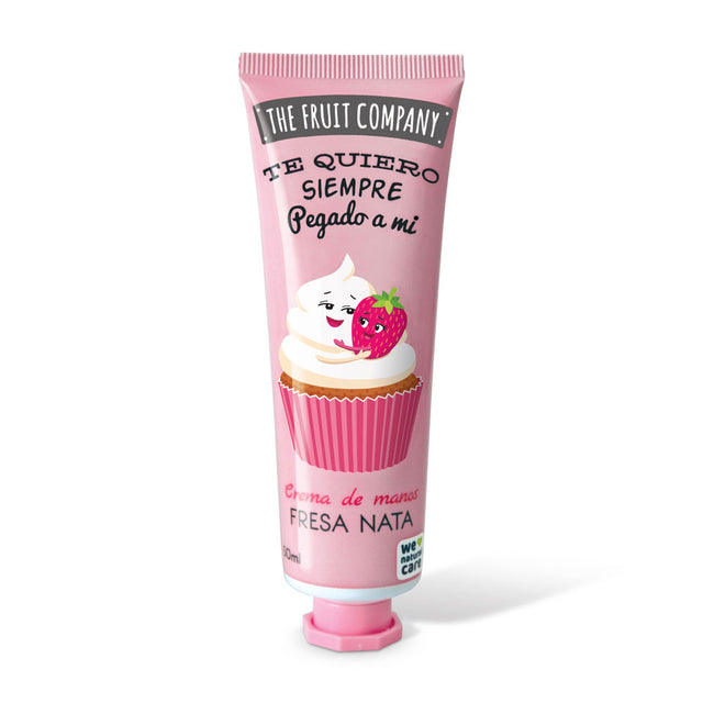 Creme de mãos de Morango e Nata