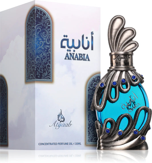Khadlaj Anabia Blue óleo perfumado (Para Mulher)