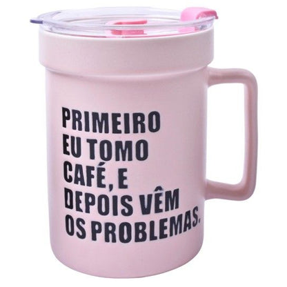 Canecas de Café 400ml com Tampa