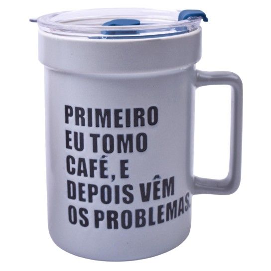 Canecas de Café 400ml com Tampa