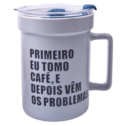 Canecas de Café 400ml com Tampa
