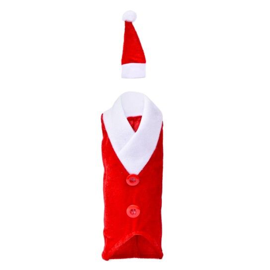 Capa de Pai Natal Para Garrafas