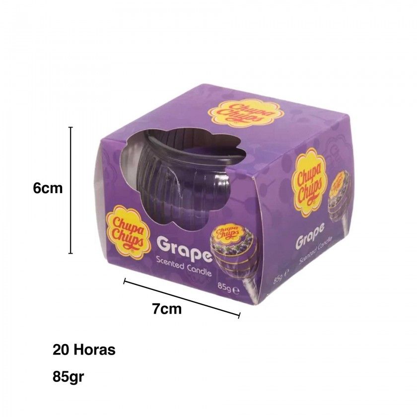 Vela Vidro Chupa Chups 20 Horas 85GR