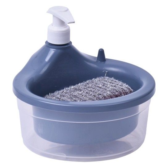Kit Dispensador C/esfregão Plástico