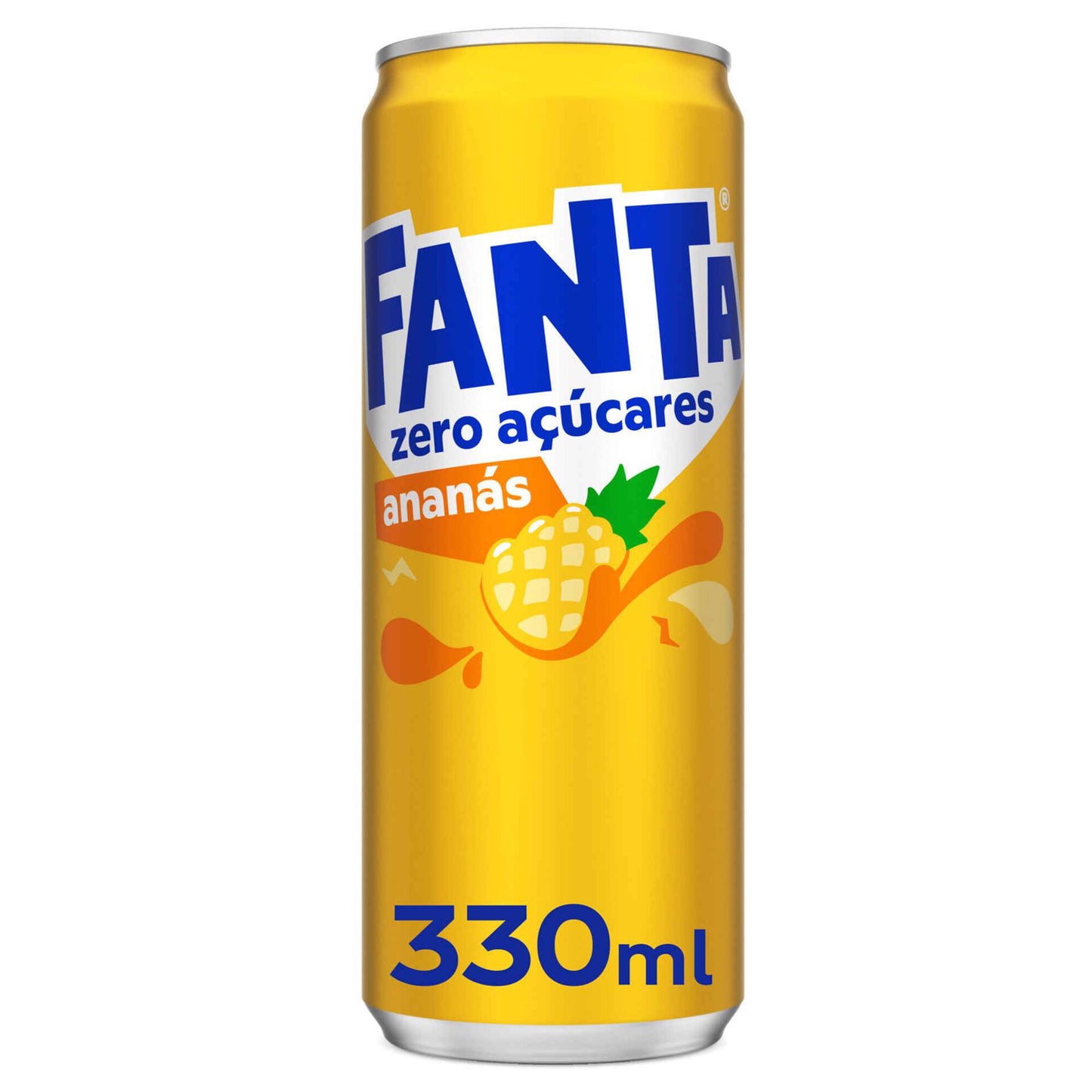 Fanta Ananás sem Açúcar 330ml