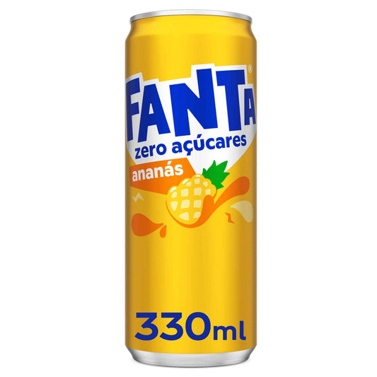 Fanta Ananás sem Açúcar 330ml