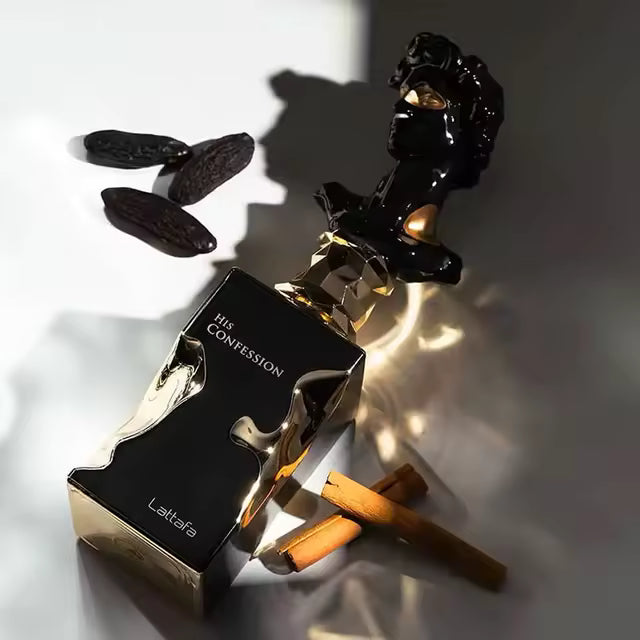 Lattafa His Confession Black (para Homem)
