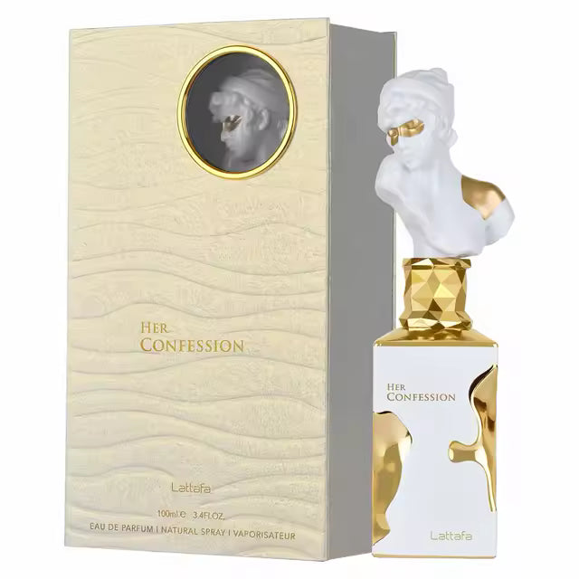 Lattafa His Confession Lattafa White (para Mulher)