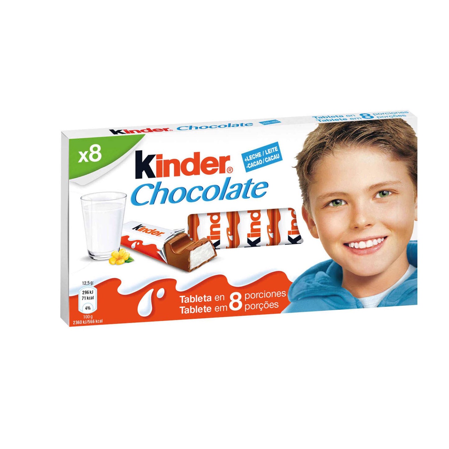 kinder chocolate barritas 8 uni