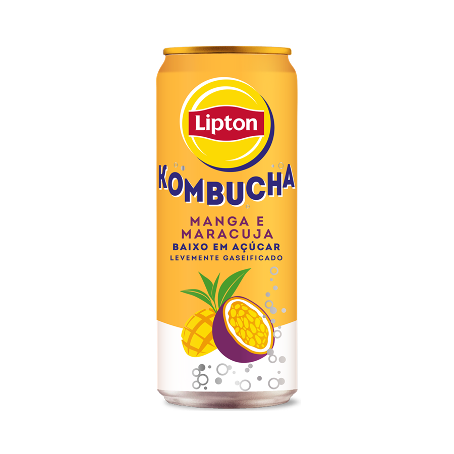Lipton Kombucha Manga / Maracujá Lata 33Cl