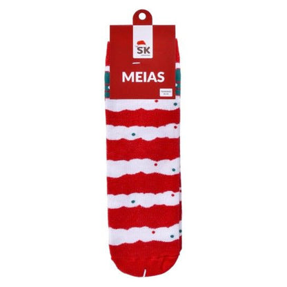 Meias de Senhora de Natal 35-41