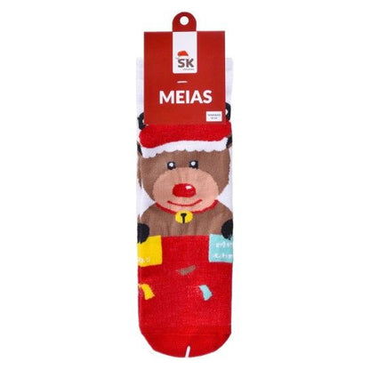 Meias de Senhora de Natal 35-41