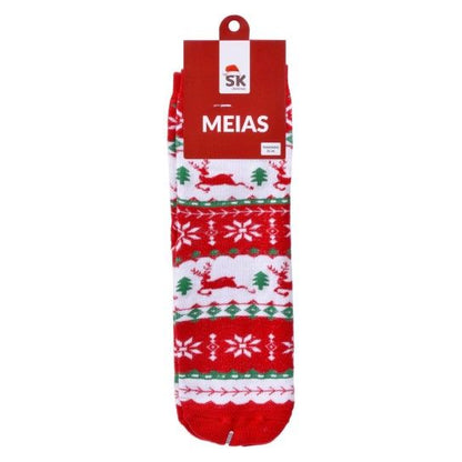 Meias de Senhora de Natal 35-41