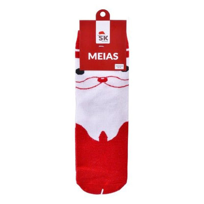 Meias de Senhora de Natal Tamanho 35-41