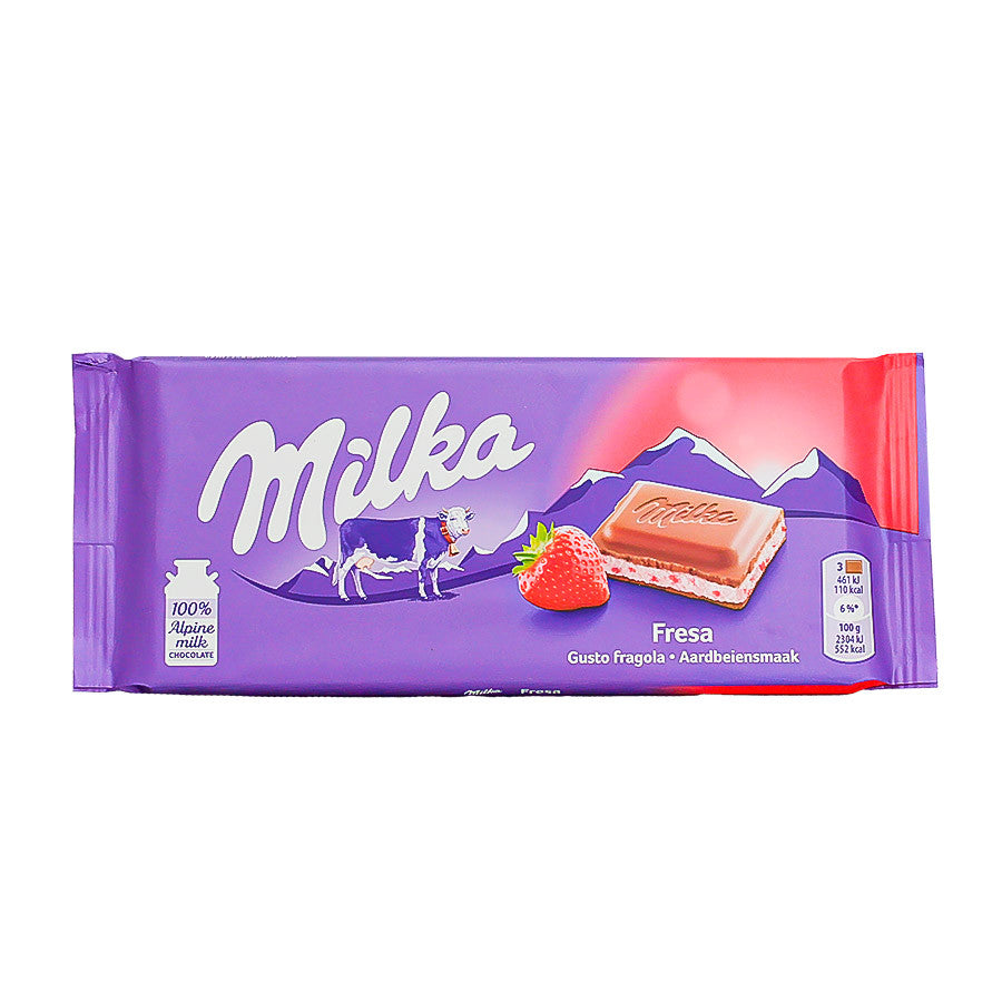 Tablete Milka Morango 100 G