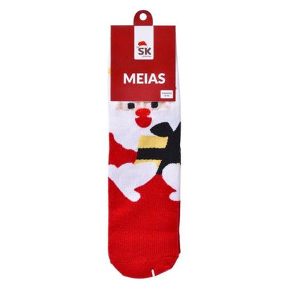 Meias de Senhora de Natal Tamanho 35-41